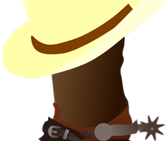 Cowboy Hat Clipart Scene - Western Clip Art Free (640x480)