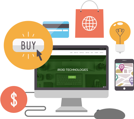 Why You Choose Iroid For Your E- Commerce Website Design - Ecommerce Development (500x500)