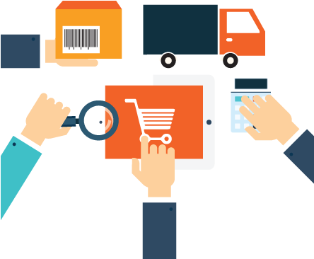 We Are An E-commerce Website Design And Solution Company - Service Provider (443x376)