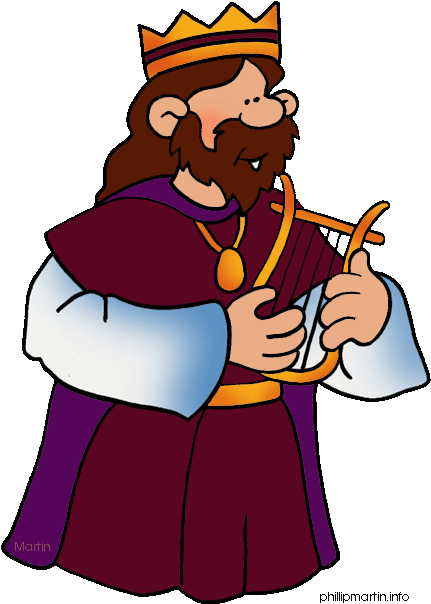 Irregular Verbs Exercises The Princess And Pea / Past - King David Bible Cartoon (622x622)