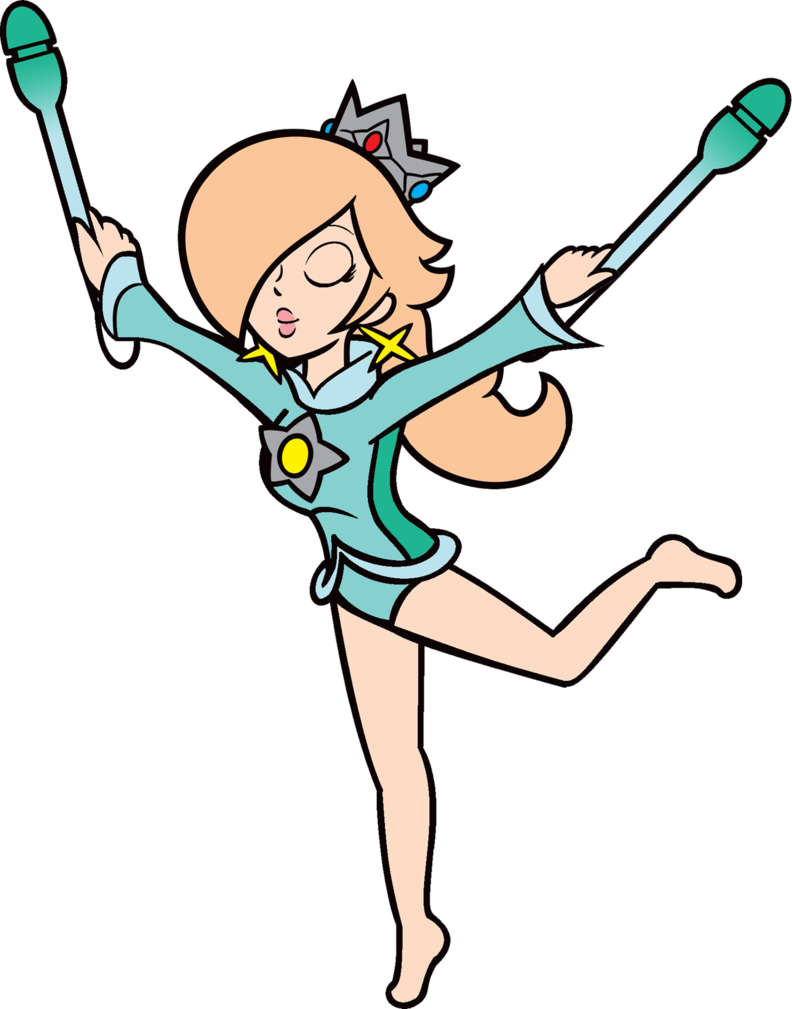 Rosalina Rio 2016 Gymnast - Princess Peach Vector Deviantart (792x1009)