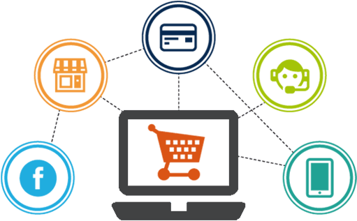 Ecommerce Development - E Commerce System Icon (514x388)