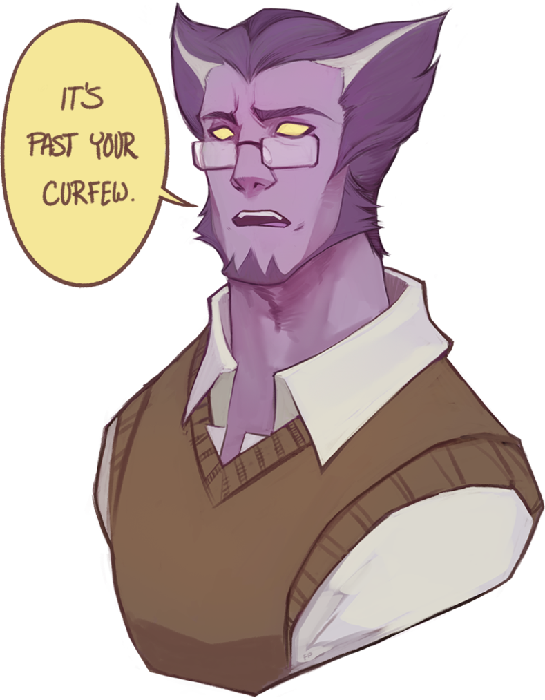 Past Your Curfew By Fusspot - Voltron Dads Of Marmora (789x1013)