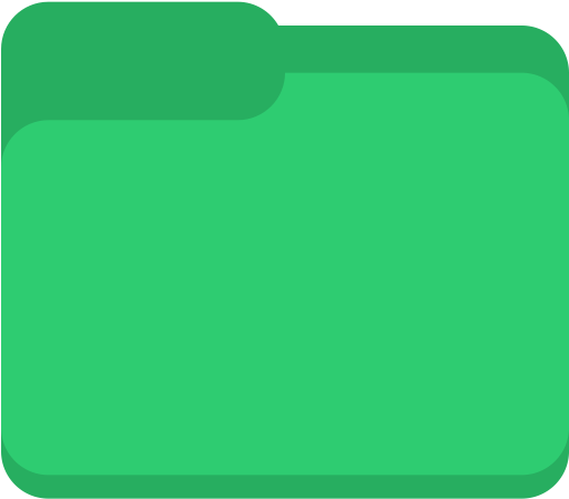 Folder Icon - Light Green Folder Icon (512x512)
