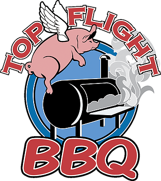 Top Flight Bbq Logo - Top Flight Bbq Logo (330x371)