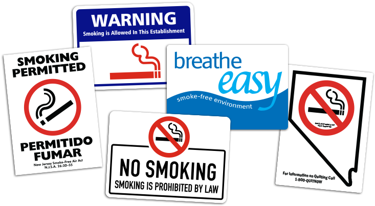State No-smoking Regulations - Smoking Signs (782x460)