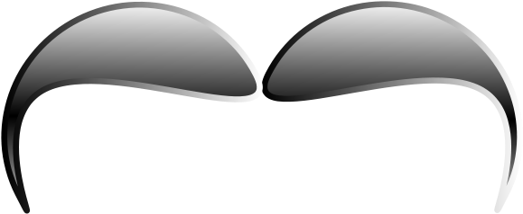 Mustache Png Images - Mustache Clip Art (600x249)
