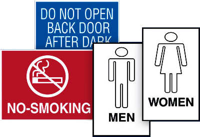 Engraved Indoor/outdoor Signage - Parking Visiteurs (500x350)