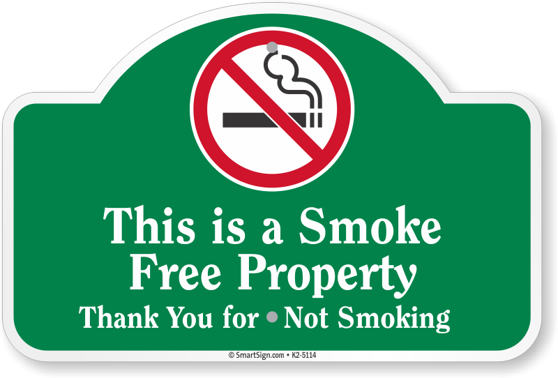 Zoom, Price, Buy - Smartsign By Lyle S-9633-al-10 No Smoking Within [blank] (800x542)
