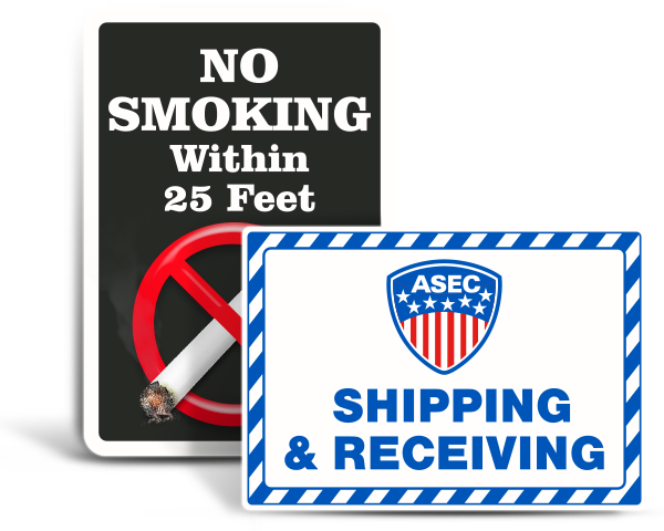 Custom Free-form Safety Signs - Warning Sign (600x480)