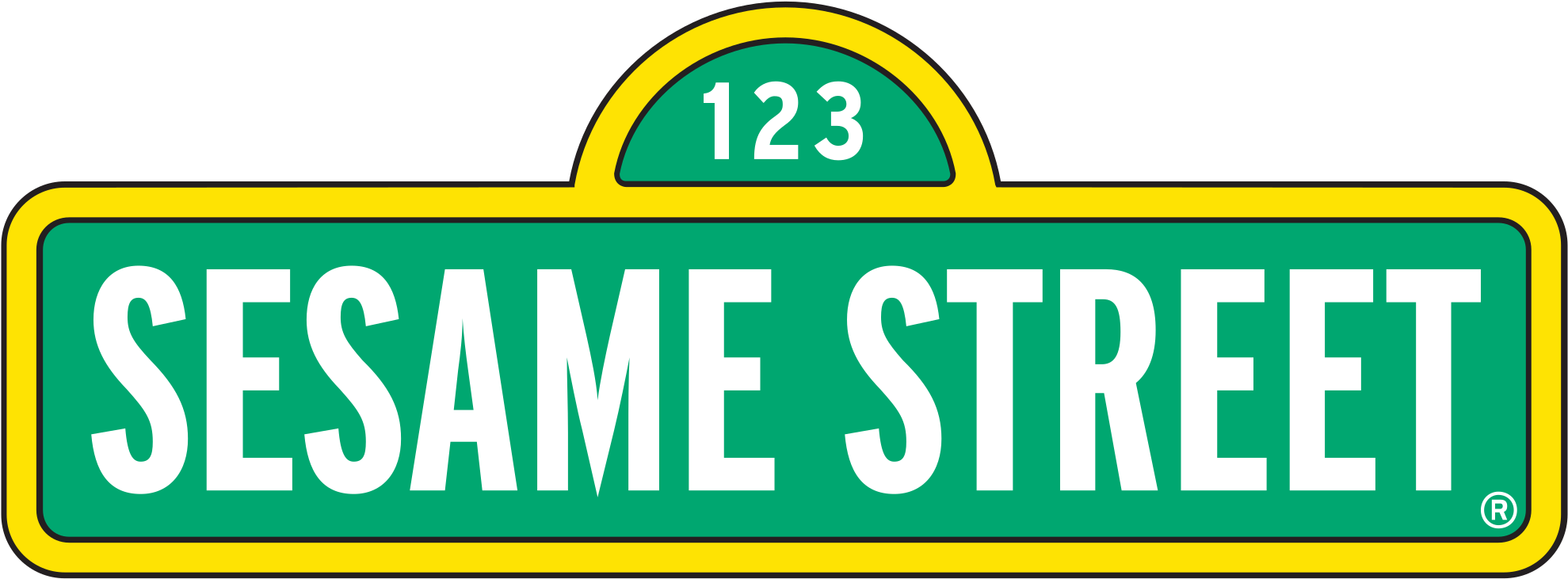 320 × 121 Pixels - Sesame Street Sign Cartoon Car Bumber Sticker Decal (1200x453)