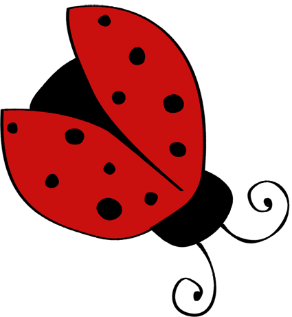 Free Ladybug Clipart For Invitations - Clipart Lady Bug (425x461)