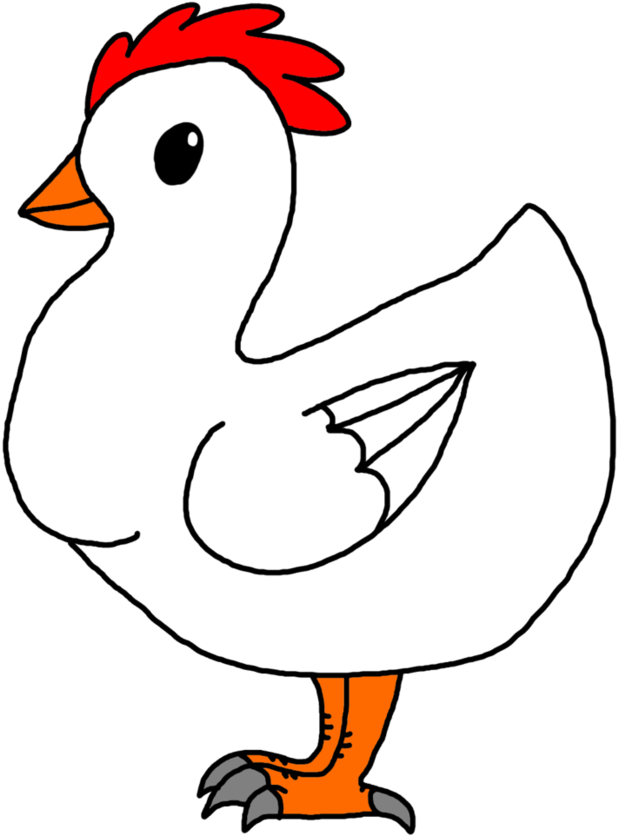 Derp Chicken By Leftleftthegecko - Chicken (890x897)