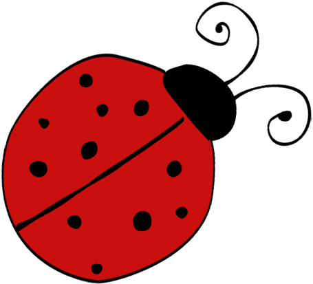 Free Ladybug Clipart For Invitations - Ladybug Clipart (464x415)