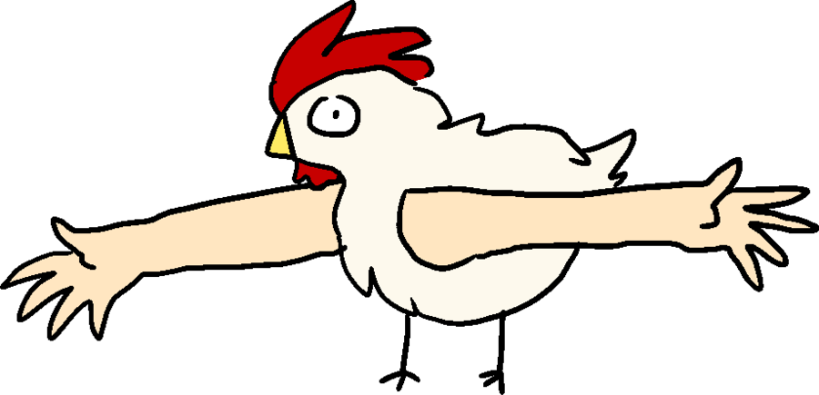 Chicken Arms By Kumajun - Chicken Arms (900x435)