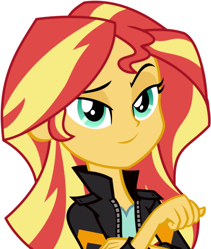 Sunset Shimmer Smirk By Mlpcompilation - Mlp Eg Sunset Shimmer Smirk (948x843)