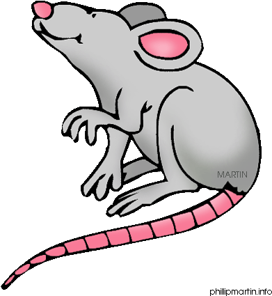 Cartoon Rat Clipart - Rat Clip Art Free (410x450)