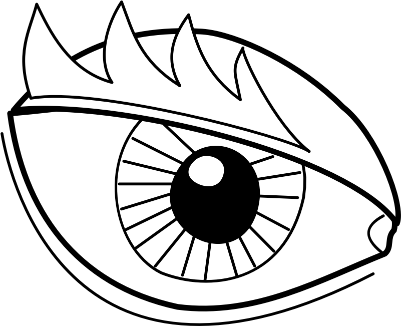 2014 Clipartpanda Com About Terms Fhqoug Clipart - Eye Clip Art Outline (850x691)