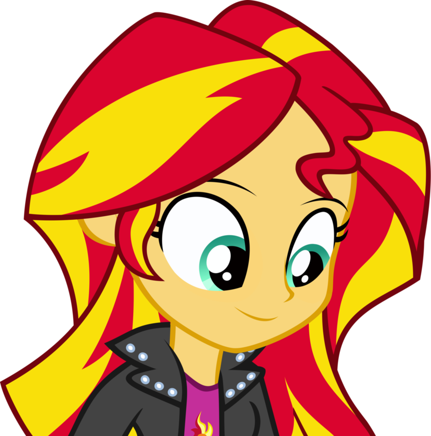 Plotting Sunset By Deathnyan - Sunset Shimmer My Little Pony Belly (889x899)
