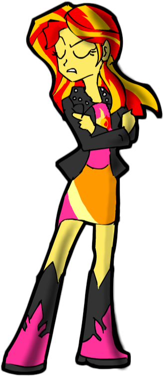 Sunset Shimmer By Dahjezus - Cartoon (800x800)