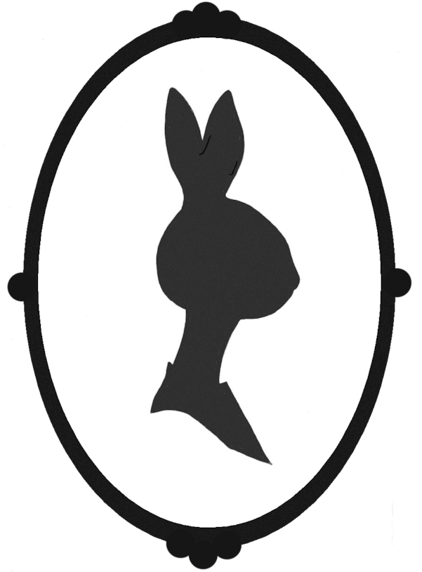 More Like Bunny Silhouette Portrait By Bitterest - Silhouette (600x883)
