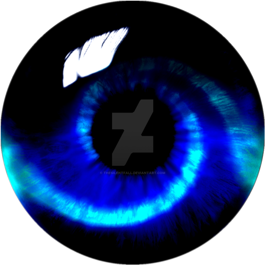Blue Swirl Eye - Eye (894x894)