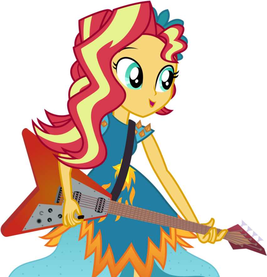 Crystal Gala Sunset By Sketchmcreations - Sunset Shimmer Legend Of Everfree (889x898)