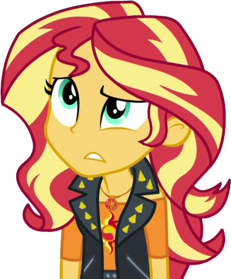 [vector] Sunset Shimmer - Mlp Eg Sunset Shimmer (822x973)