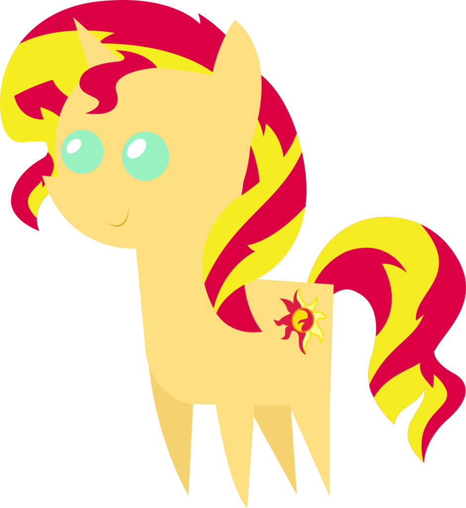 Sunset Shimmer By Sketchmcreations - Sunset Shimmer Pointy Pony (941x1024)