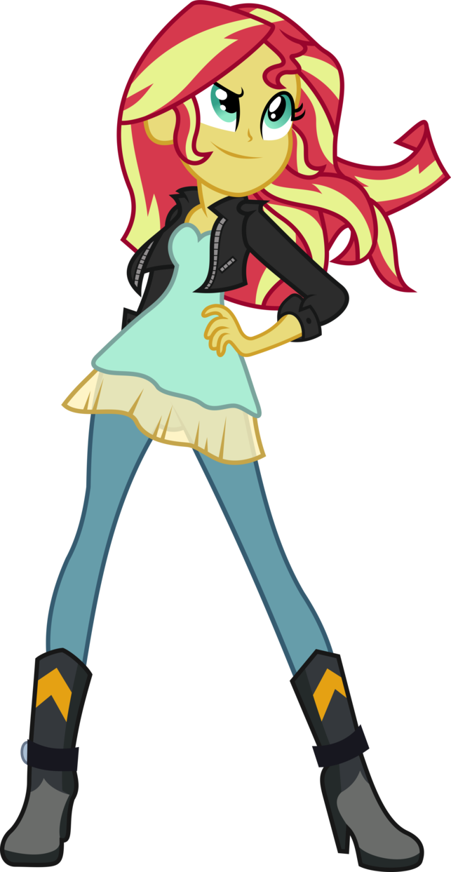 Sunset Shimmer By 8-notes - Sunset Shimmer New Look (643x1243)