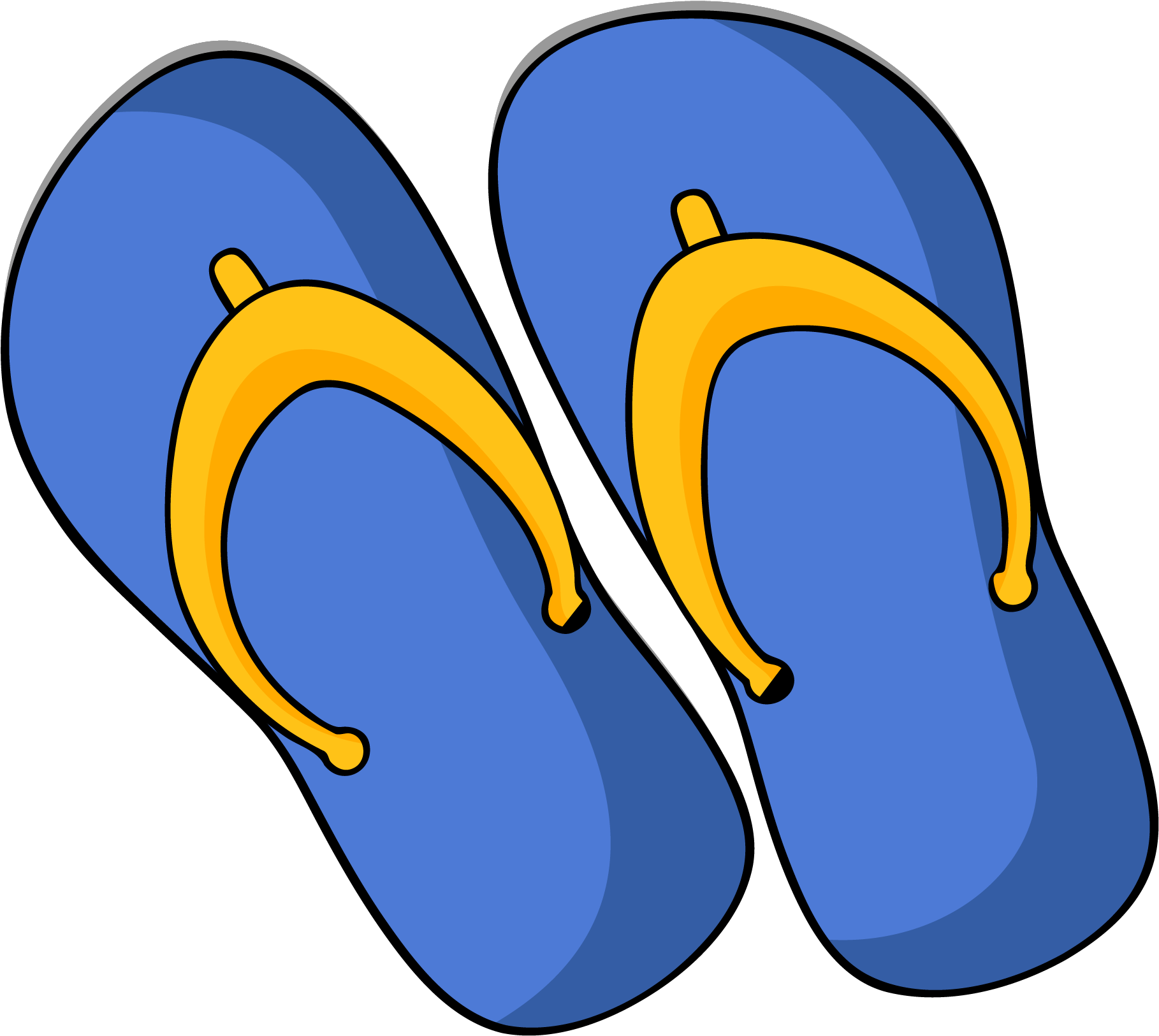 Flip-flops Slipper Clip Art - Flip Flops Clip Art (2083x2083) .