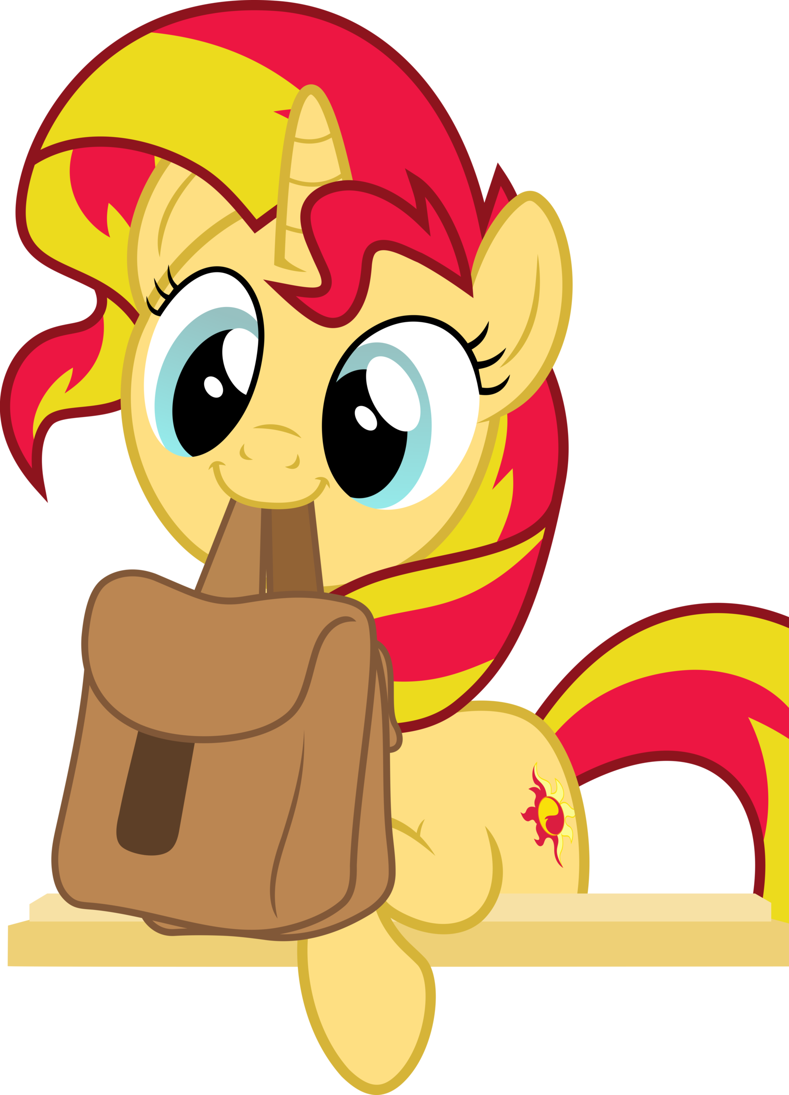 Icantunloveyou 228 21 Cute Sunset Holds Bags By Pink1ejack - Mlp Sunset Shimmee Adorable (1600x2219)