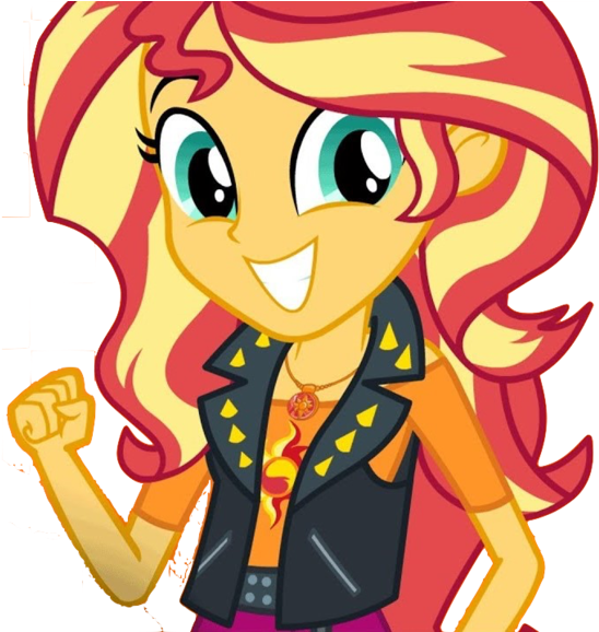 Sunset Shimmer By Superbobiann - Mane 7 My Little Pony Equestria Girls Digital Series (1024x577)