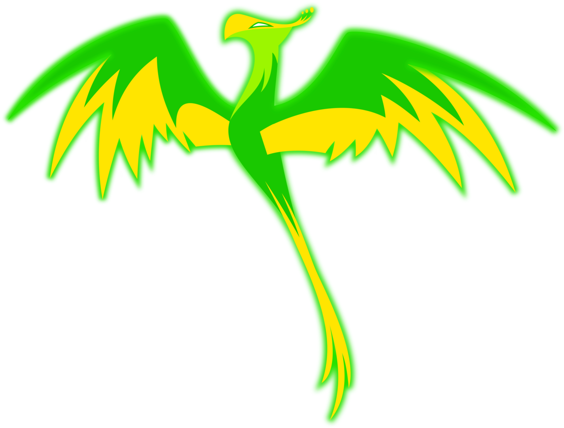 Balefire Phoenix By Starlessnight22 Balefire Phoenix - Mlp Phoenix Green (1242x1024)