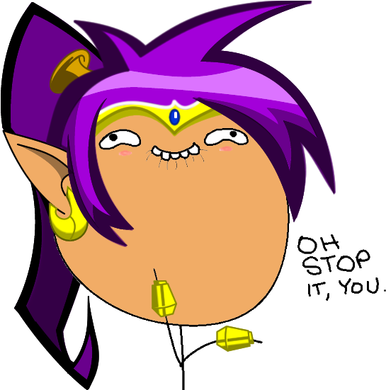 Oh Shantae, You So Cute - Shantae Reaction (555x550)