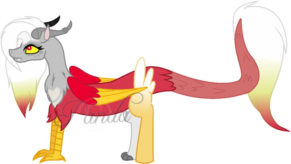 Phoenix The Draconequus By Ipandacakes - My Little Pony Draconequus (1014x571)