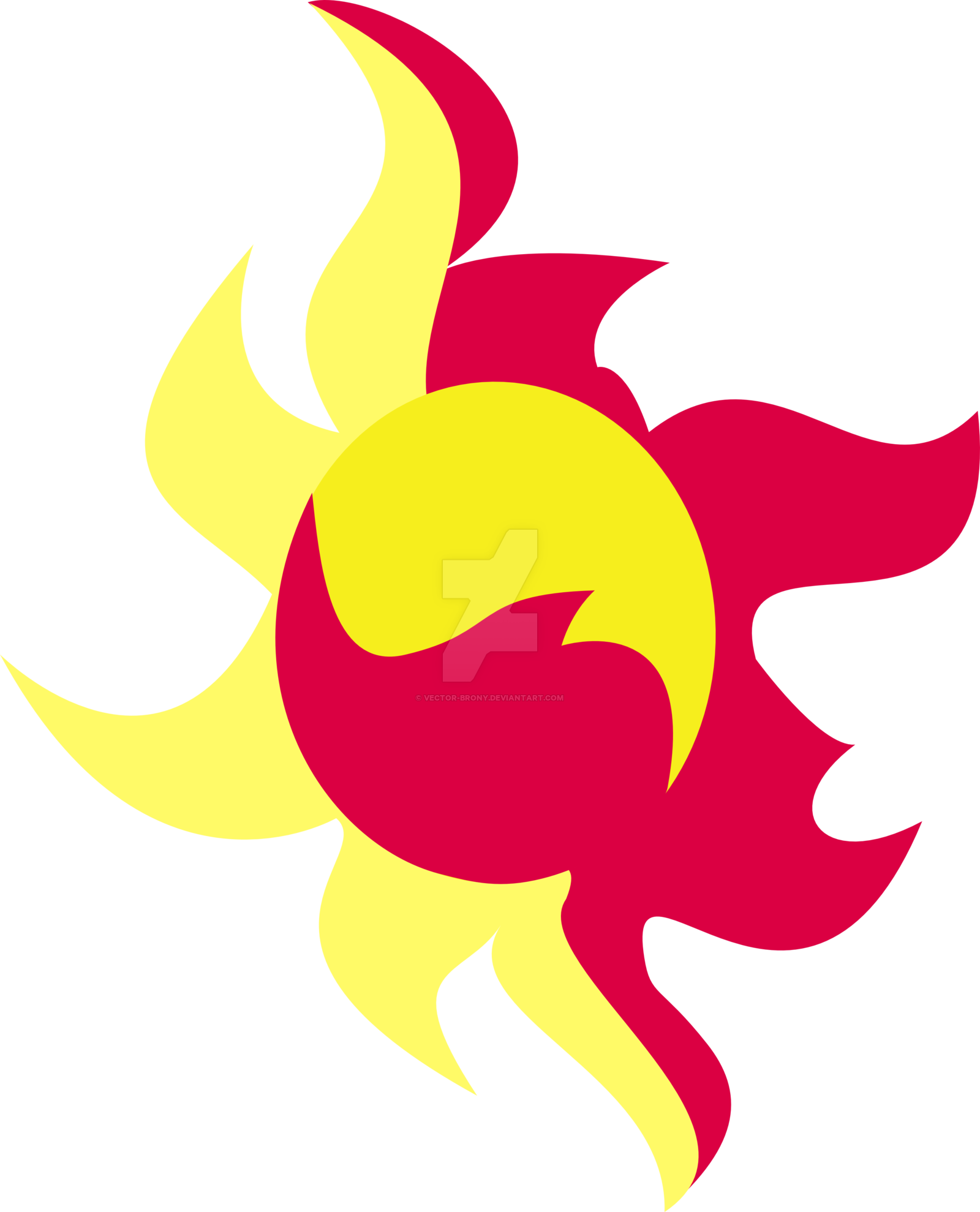 Sunsetshimmer Cutie Mark By Vector-brony - My Little Pony Sunset Shimmer Cutie Mark (1600x1979)