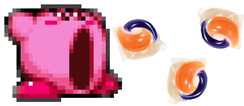 Orange - Tide Pod Kirby (1080x1080)