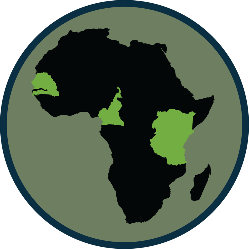 Where Are The Trees Planted - Africa Map (840x840)