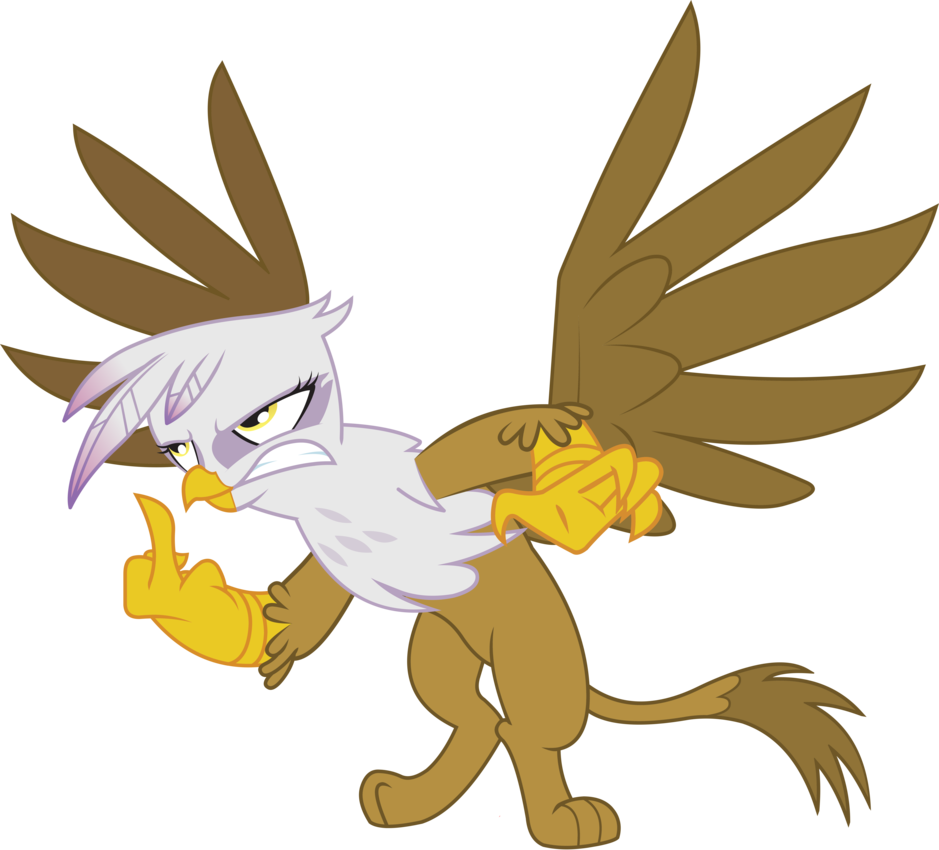 Gilda By Sigmavirus1 - Gilda Mlp Middle Finger (939x850)