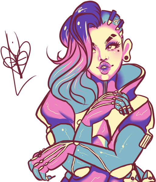 Sombra 5 Color Challenge By Lil-cutiepie - Illustration (612x612)