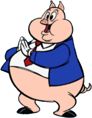 Porky Pig - New Looney Tunes Porky Pig (306x407)