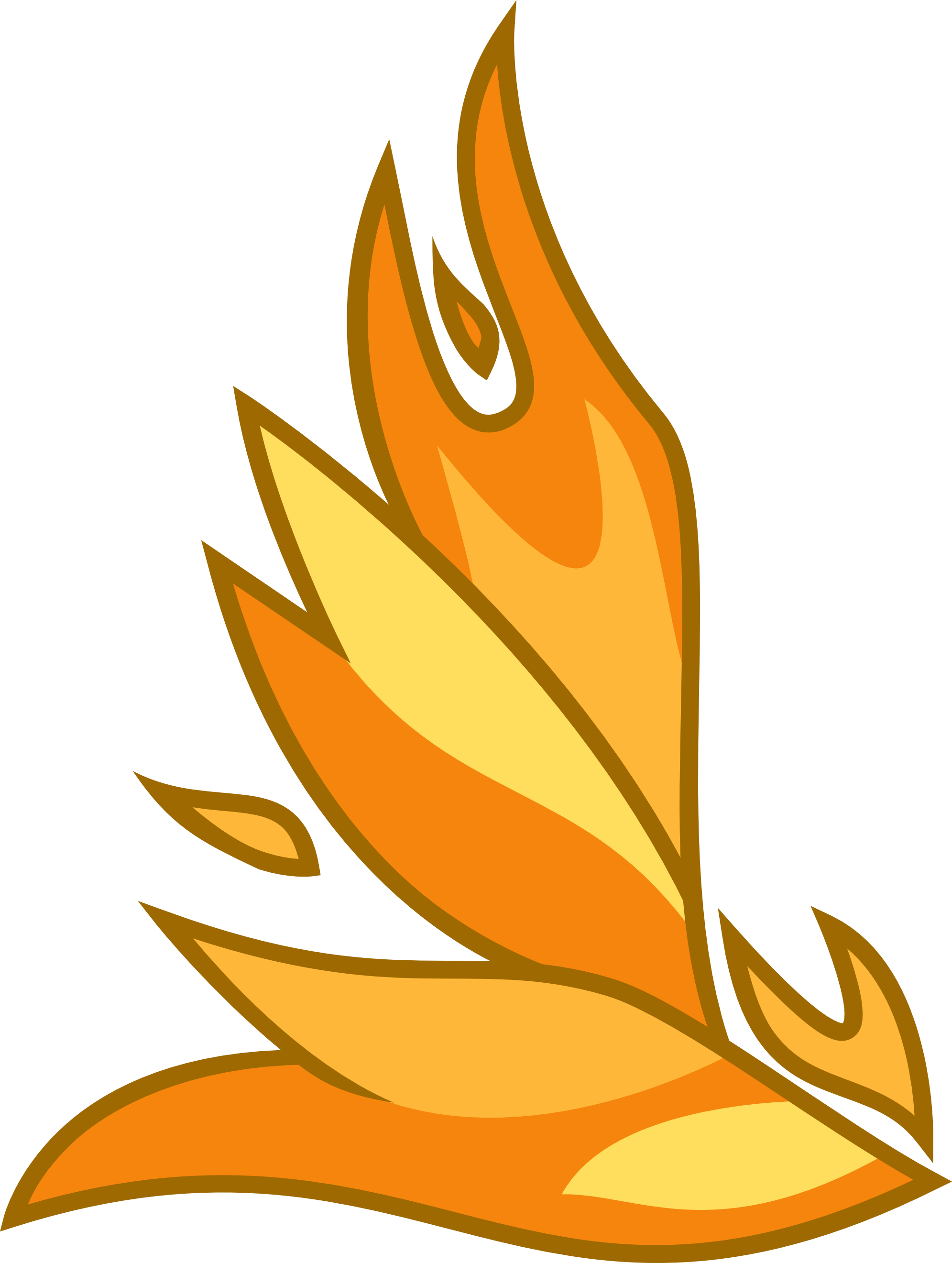 Spitfire's Cutiemark By Vector-brony - Mlp Spitfire Cutie Mark (1991x2641)