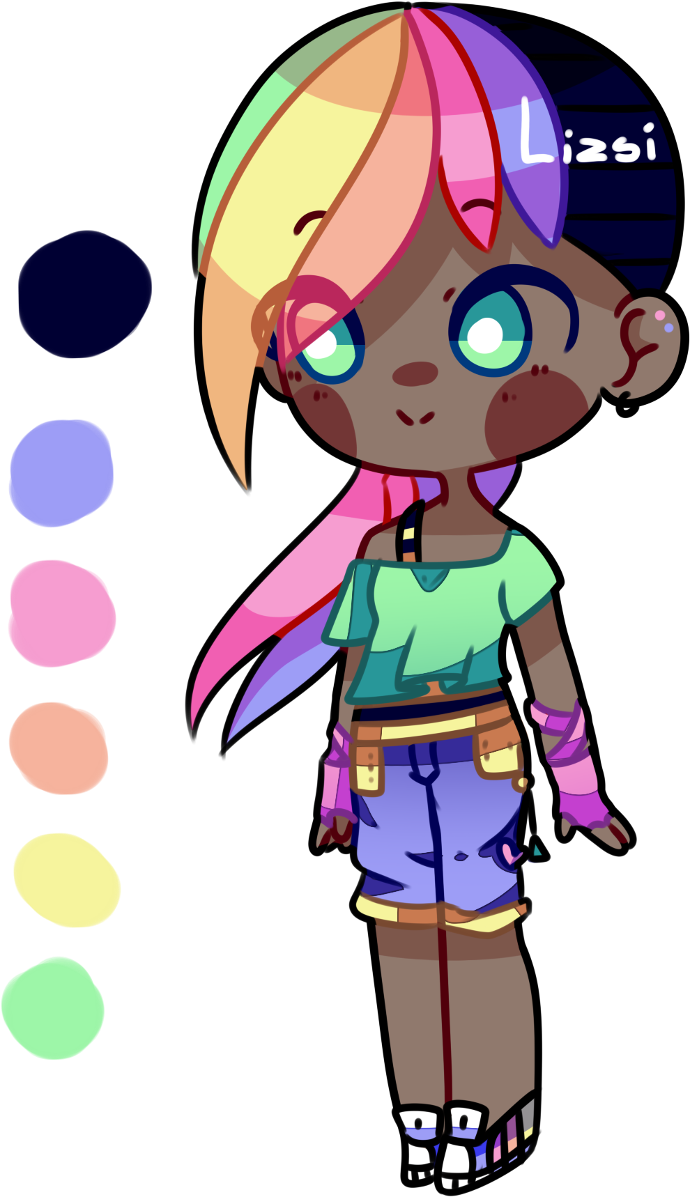 5 Point Sb Human Auction [closed] Adopt - Cartoon (1177x1825)