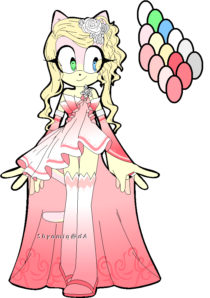 Perfectly Pink Kitty Sold By Shyamiq - Outfit Adopts Sonic Dress Pink (700x1000)