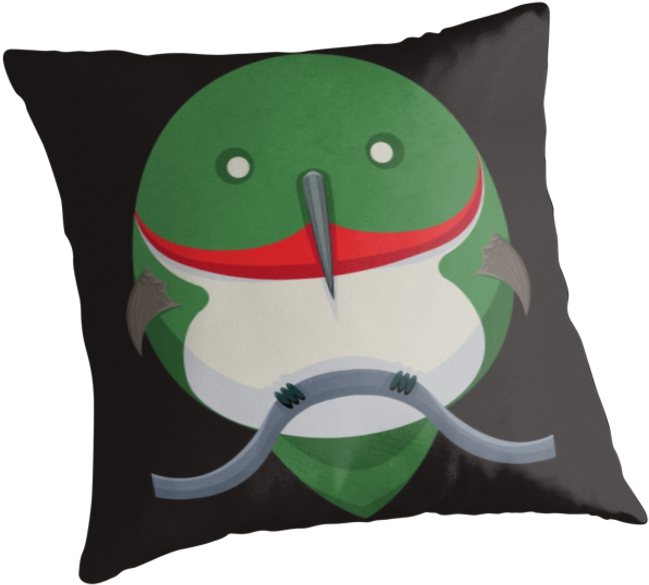 Cartoon Hummingbird Throw Pillos By Anmgoug On Redbubble - Duvet (875x875)