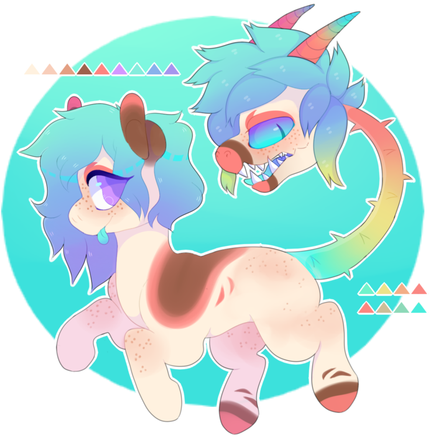 Primal Plant Pony Auction By Floretle - Cartoon (894x894)