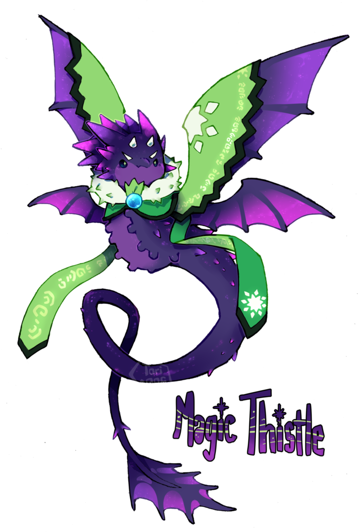 [closed] Magic Thistle Pacapillar Auction By Toripng - Auction (735x1087)