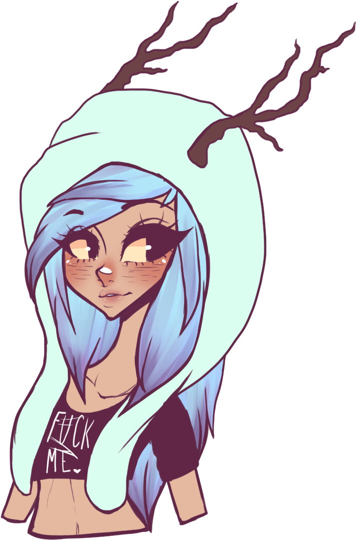 Succubus Deer Auction - Cartoon (754x1139)