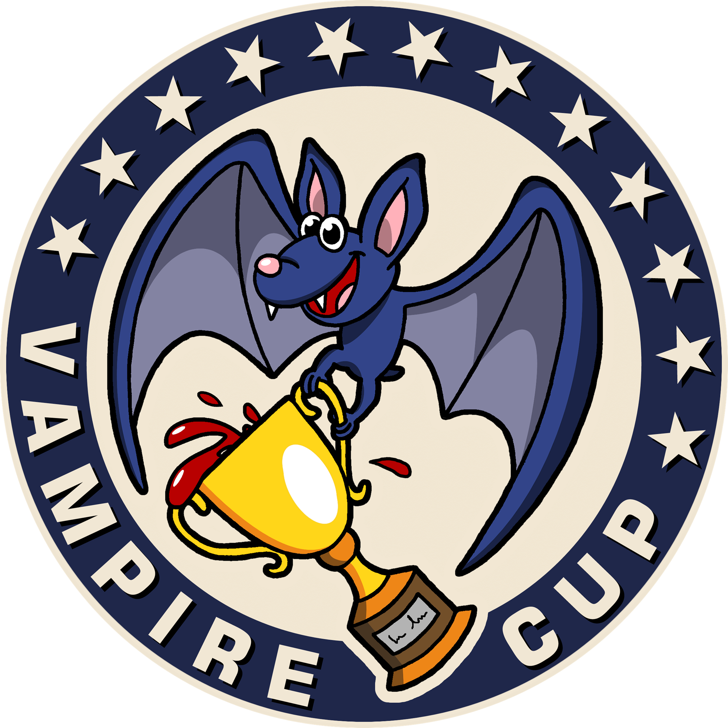 Vampire Cup 2017 In Wien Und Graz - Vector Graphics (2358x2358)